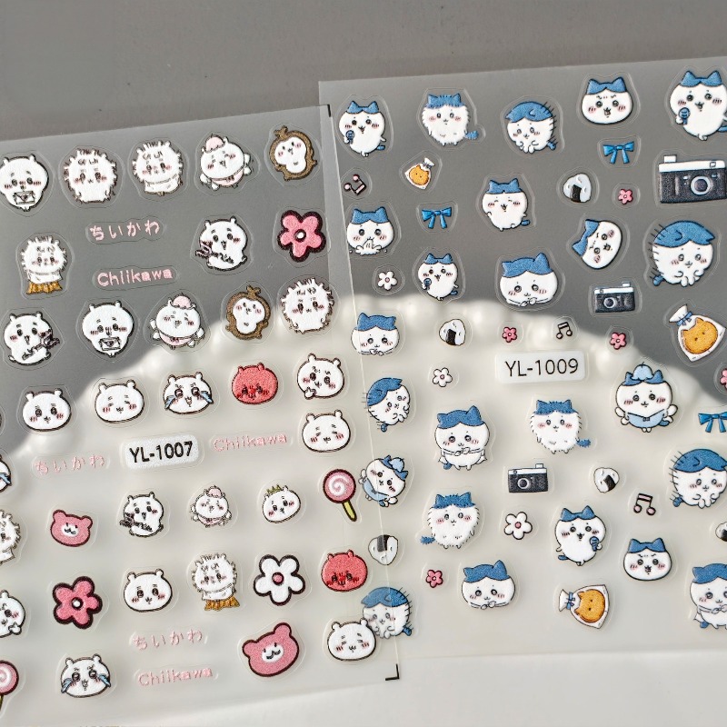 Cartoon Kawaii Nail Stickers U - đánh giá và giá Nail Art