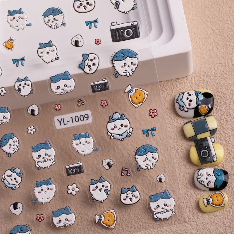 Cartoon Kawaii Nail Stickers U - đánh giá và giá Nail Art
