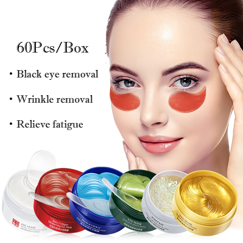 60pcs Gold Collagen Moisturizi - đánh giá và giá Collagen Under Eye Patches