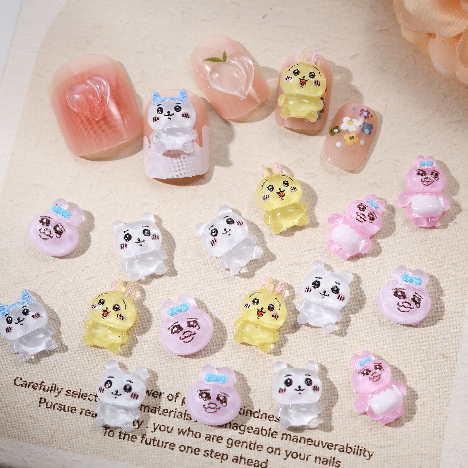 100pcs Cartoon forchiikawa Nai - đánh giá và giá Nail Art