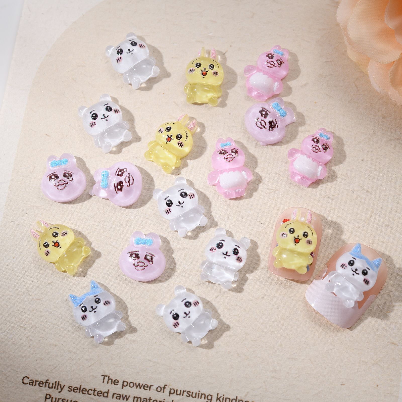 100pcs Cartoon forchiikawa Nai - đánh giá và giá Nail Art