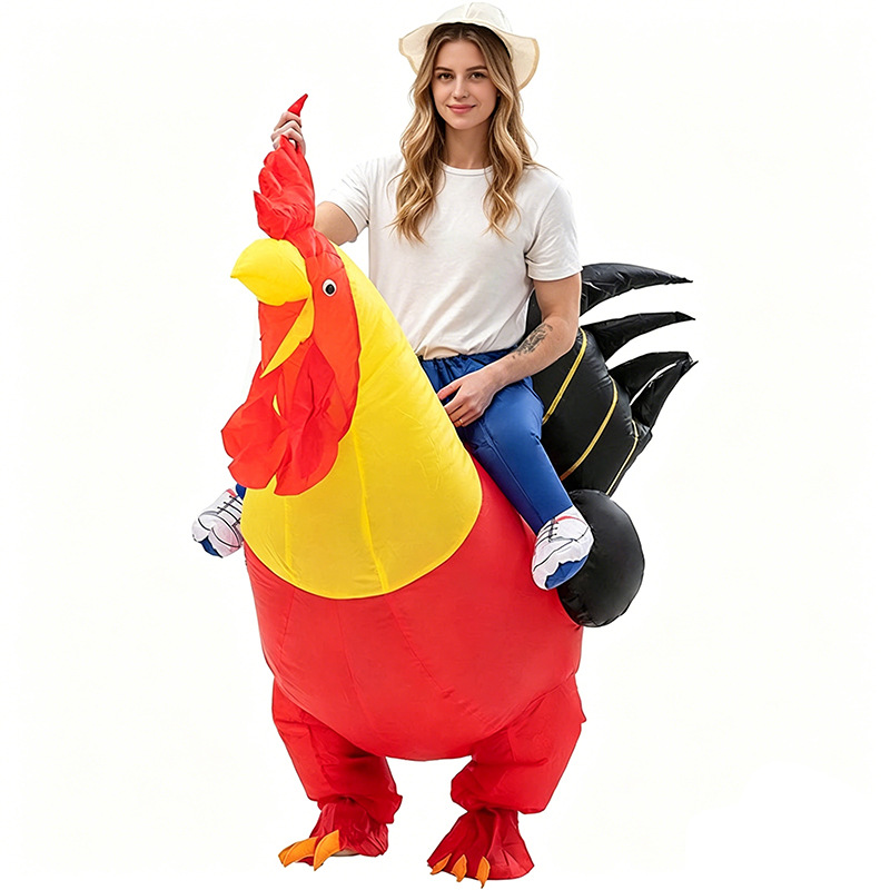 Halloween Funny Rooster Inflat - đánh giá và giá Makeup