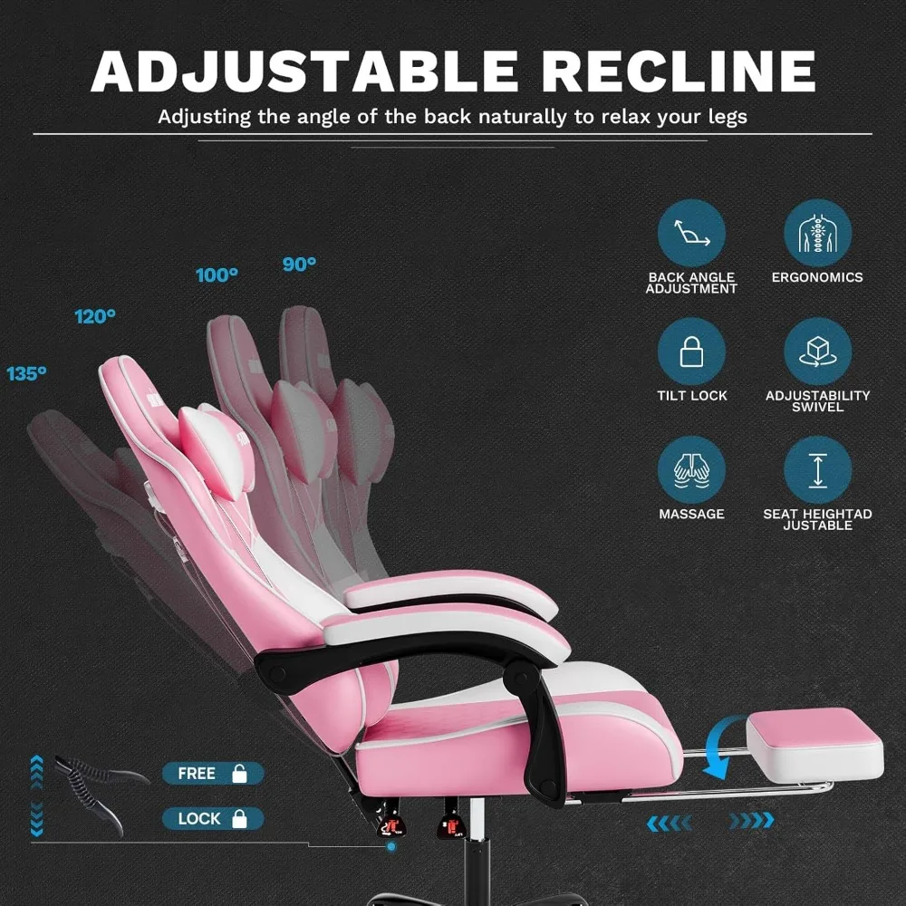 Ergonomic Gaming Chairs for Ad - đánh giá và giá Massage