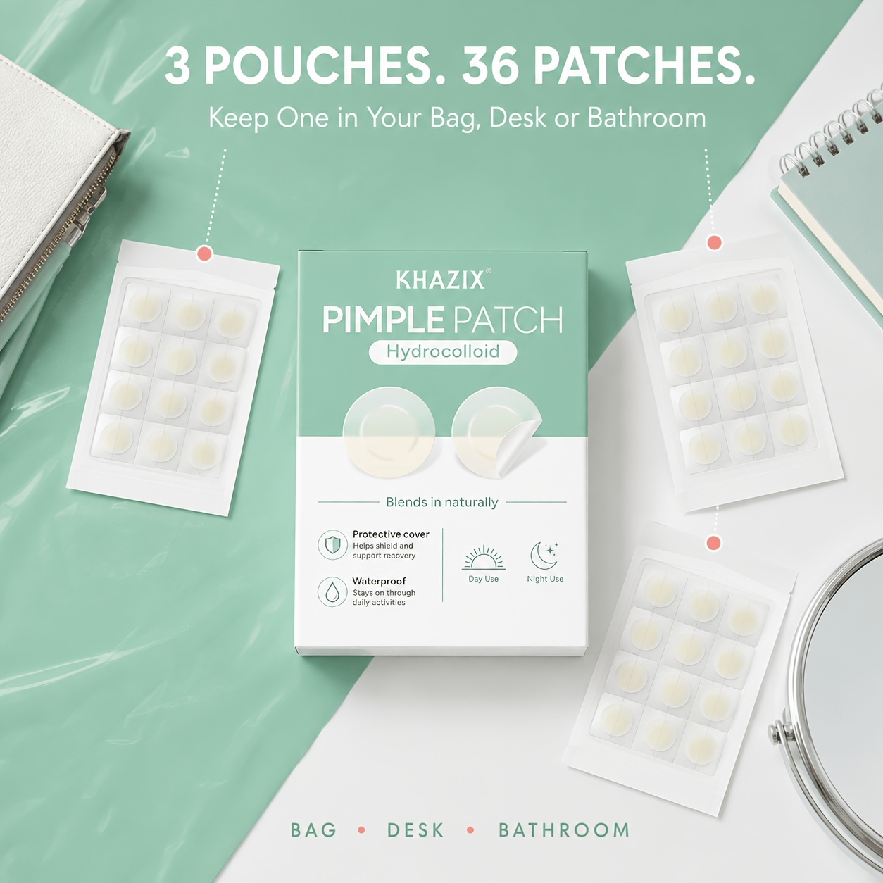 12/36PCS pimple patch,invisibl - đánh giá và giá Skincare