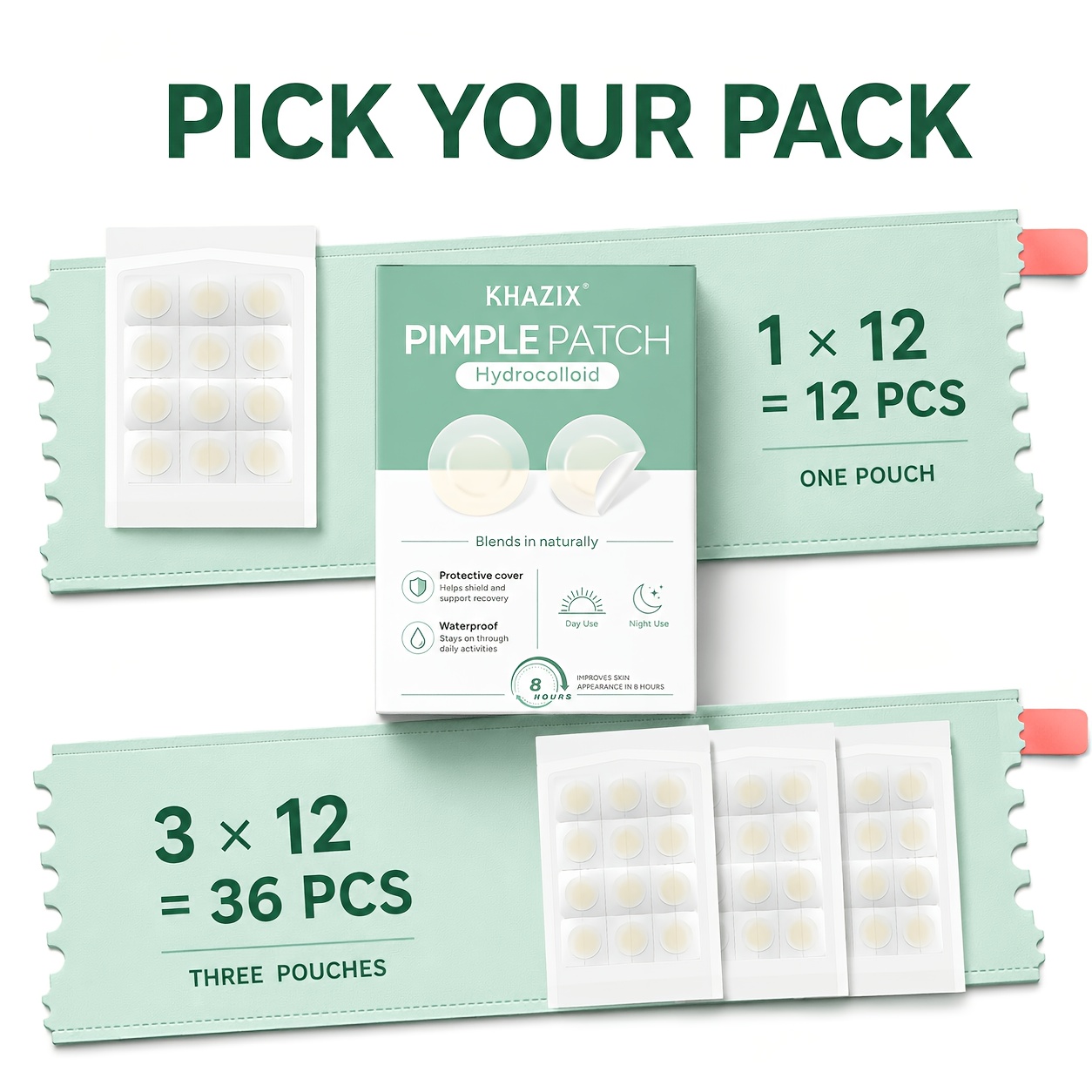 12/36PCS pimple patch,invisibl - đánh giá và giá Skincare