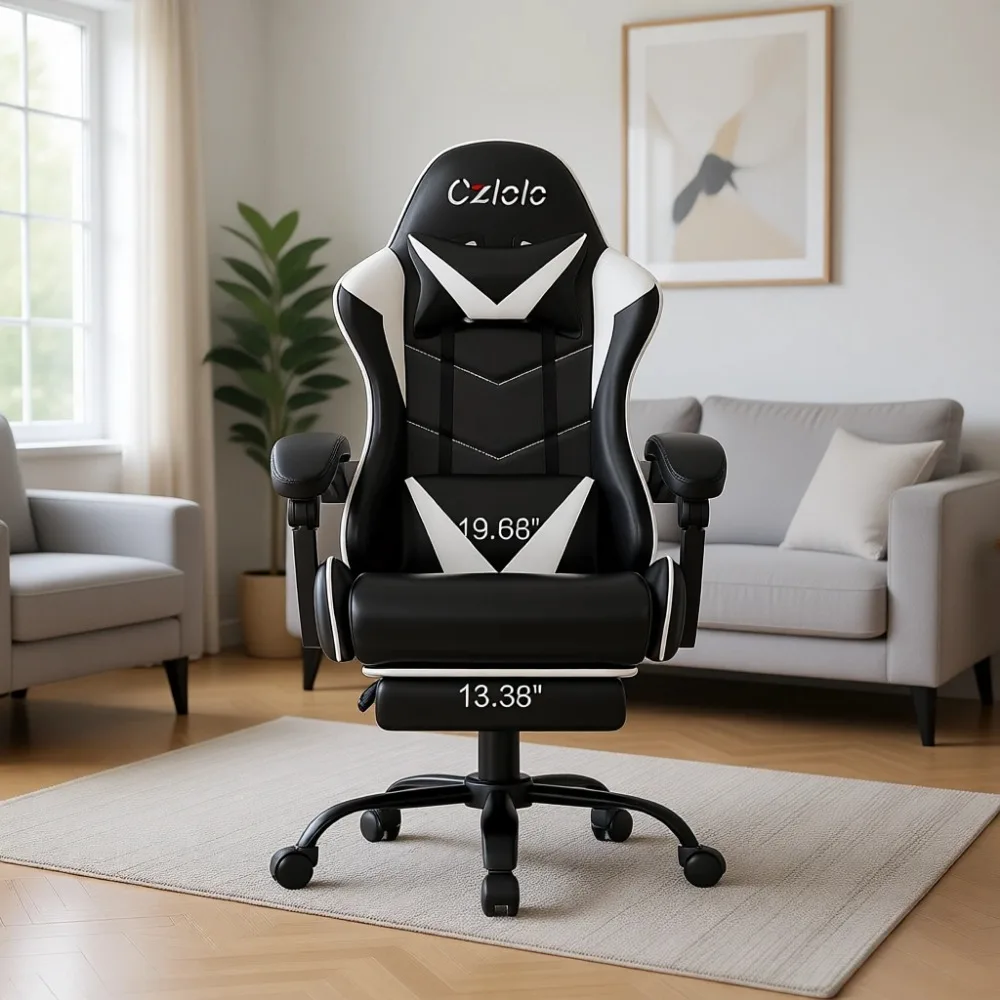 High-back reclining game chair - đánh giá và giá Massage