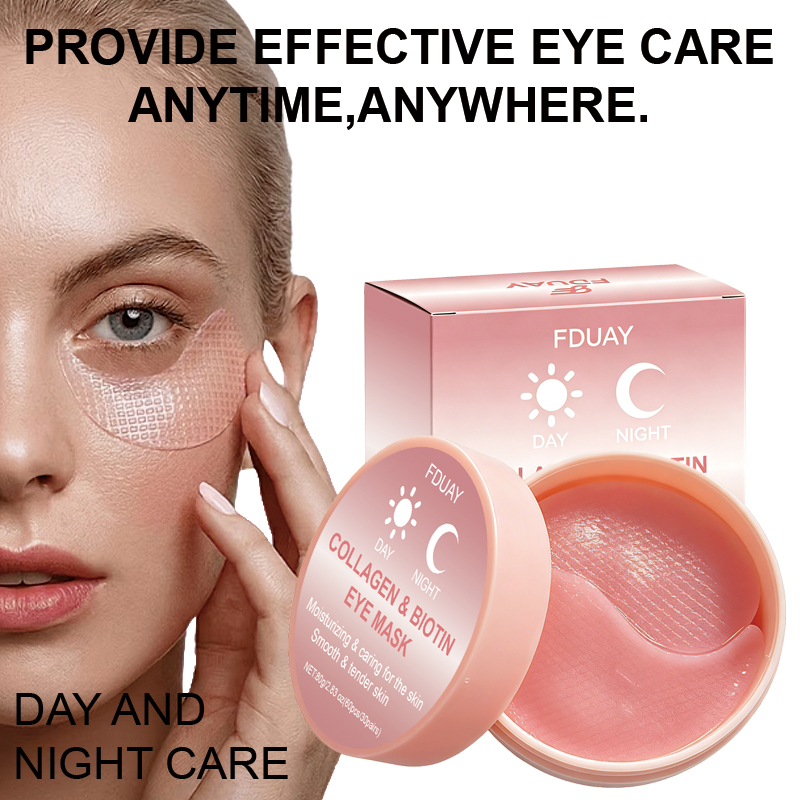FDUAY Biotin Collagen Dual-Eff - đánh giá và giá Collagen Under Eye Patches