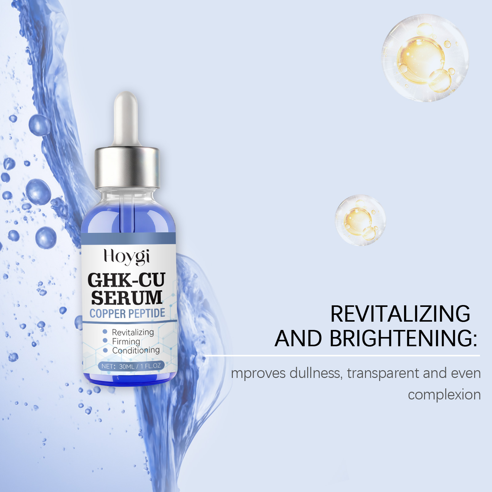 30ml Copper Peptide Serum GHK- - đánh giá và giá Hyaluronic Acid Facial Serum